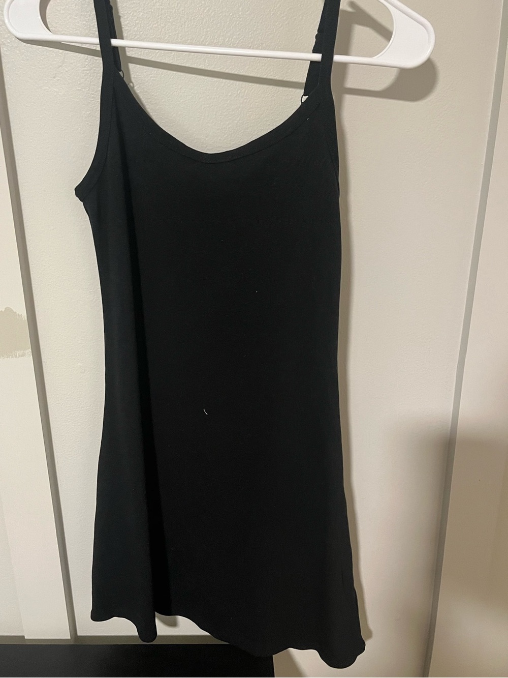 American Eagle Outfitters Black Mini Slip Dress with Adjustable Straps